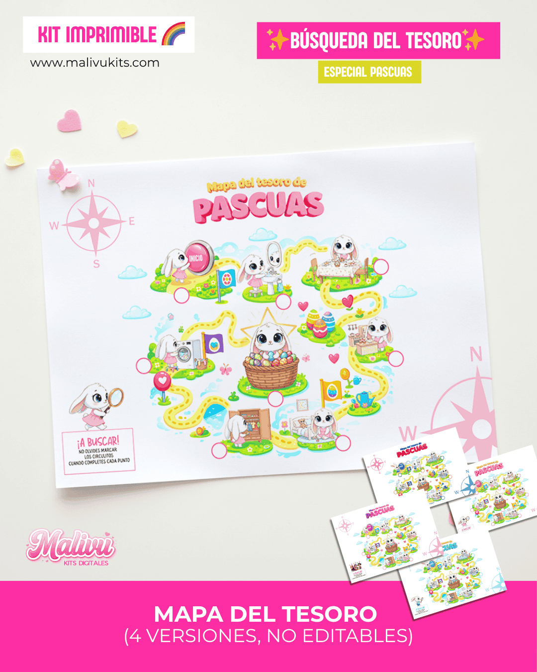 Kit Búsqueda del Huevo de Pascua