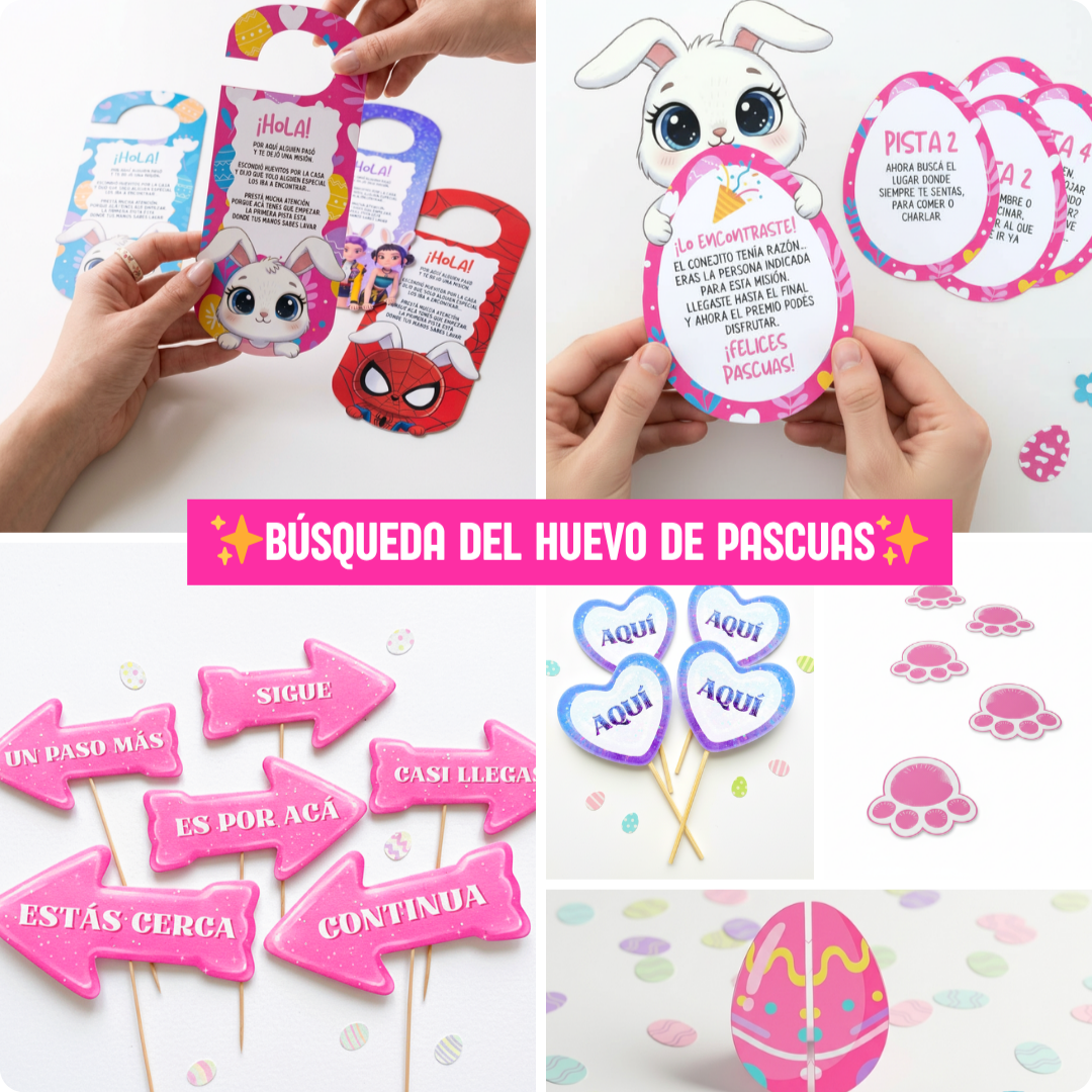 Kit Búsqueda del Huevo de Pascua